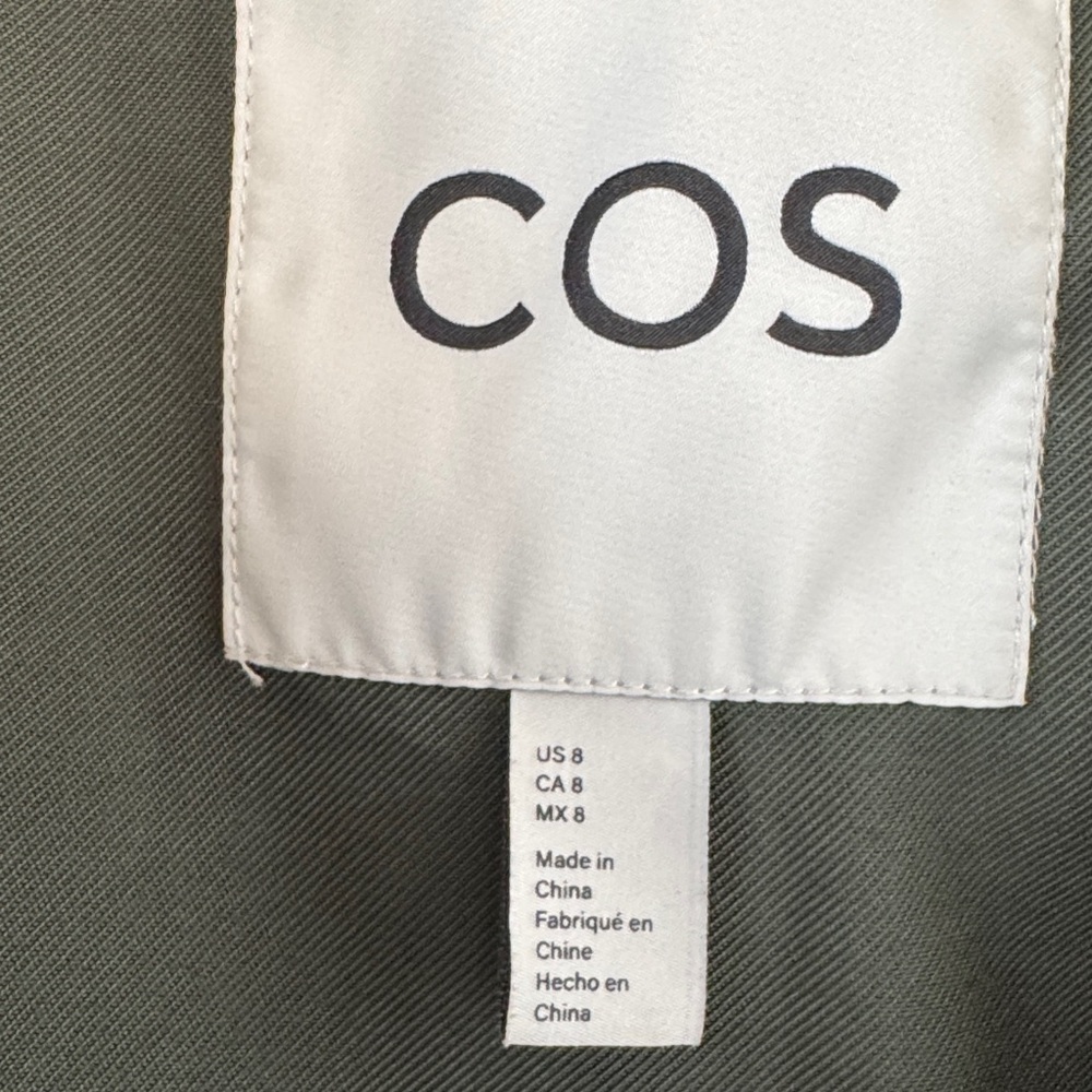 Cos Sleeveless Trench Coat Size M - Picture 5 of 12